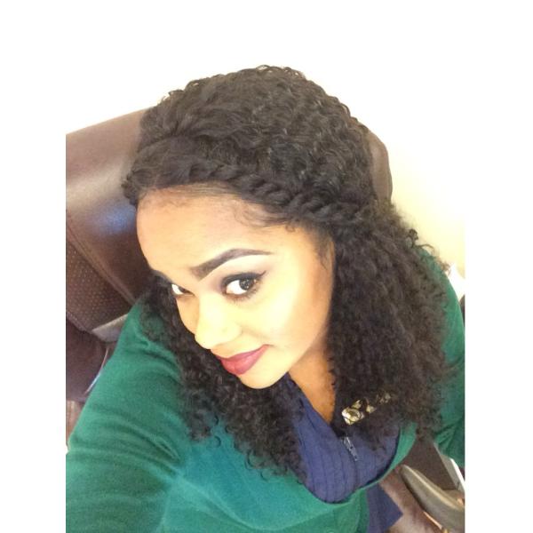Kinky Curly Natural Human Hair Lace Front Wigs For Black Women No Chemical