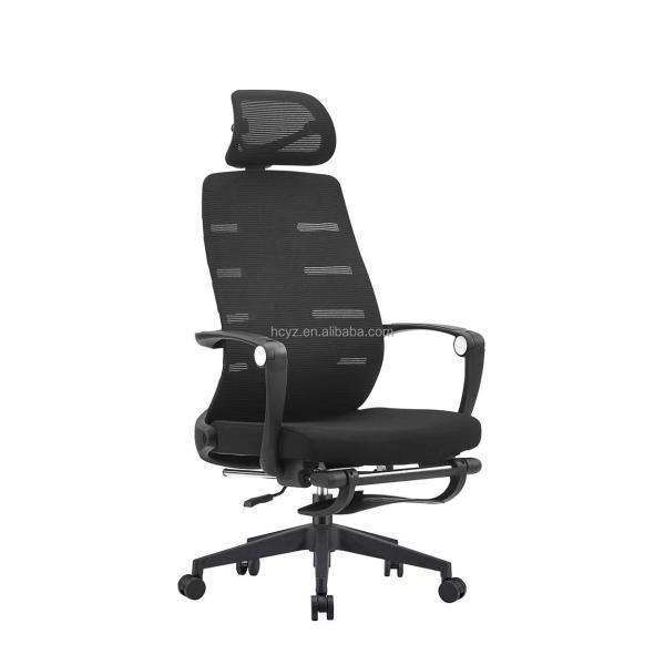 Foshan Black Fabric Office Staff Chair Mesh Executive Ergonomic Lifting Chair General
