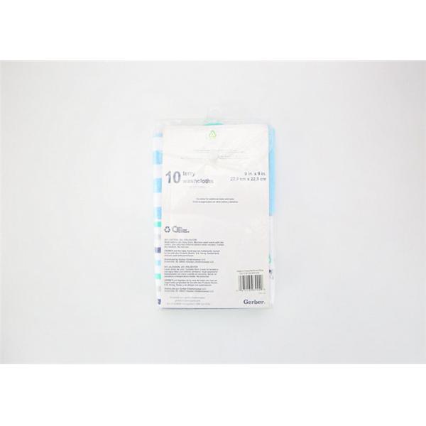 Good Water Absorption Baby Bath Washcloths 80% Cotton 20% Polyester