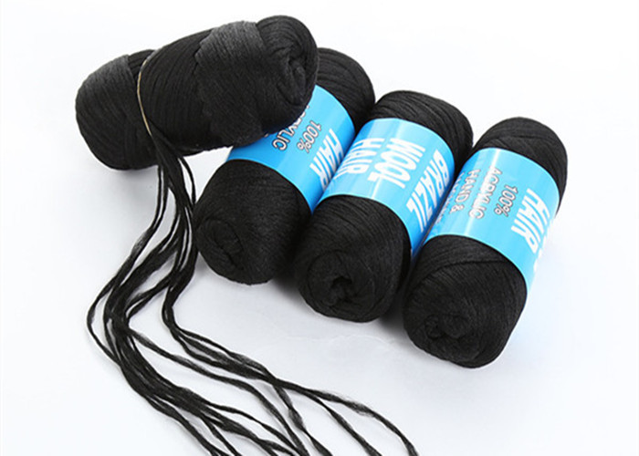 Brazilian Wool Hair 100% Acrylic Knitting Yarn , Hand and Machine Knitting Blended Yarn Scale Hair 70G