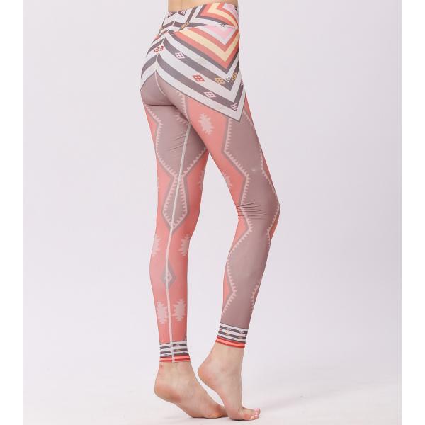 Ladies Patterned Yoga Pants Breathable Quick Drying Women's Slim Fit Sweatpants