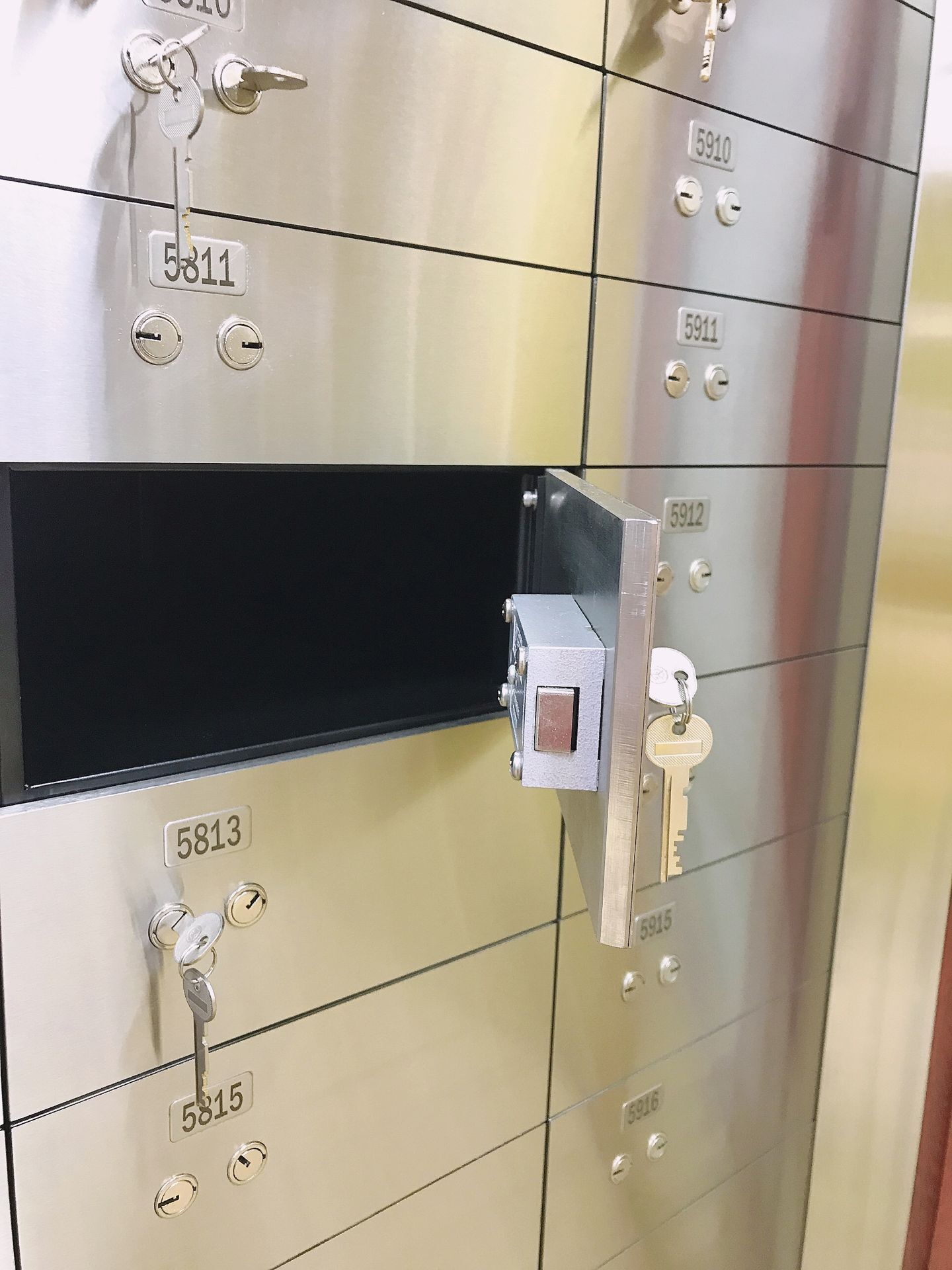 Замок утюга утверждения UL двойной ключевой, двойной замок Deadbolt для безопасных коробок