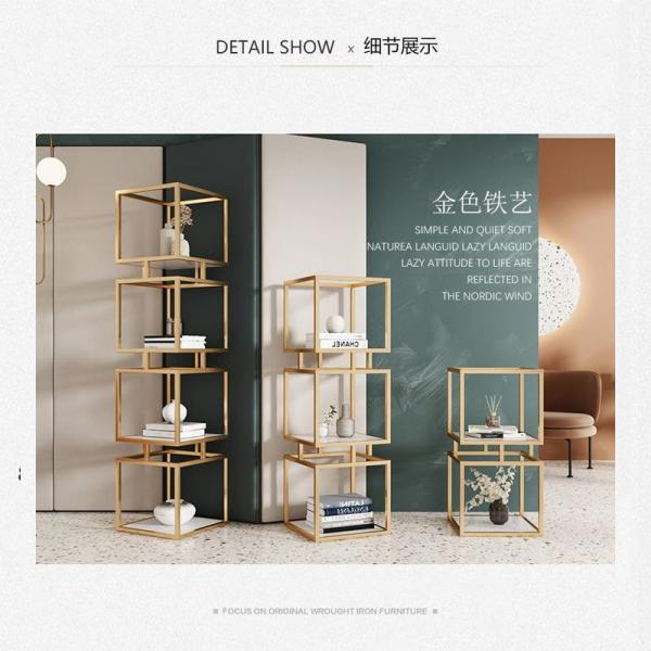 Big Metal Display Stand for Cubic Makeup Storage Eco-friendly Secondary Storage Boxes