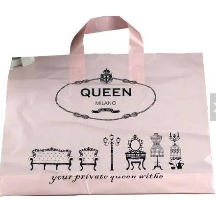 Customized Die Cut Plastic Bag Sustainable Patch Handle Bag Eco Friendly