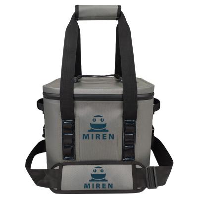 Small Soft 24 Can Cooler Bag Durable Reusable For Beer Insulation