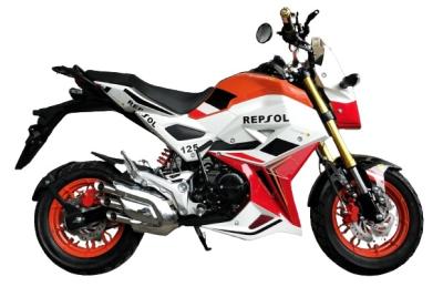 O motor horizontal 3 conduz o alumínio duplo de 125 motocicletas do esporte que compete bicicletas da rua