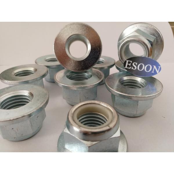 M20-2.5 DIN6926 Hexagon flange lock nuts Zinc Plating Surface Carbon Steel material
