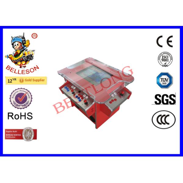 Classic Sticker Bright Red 4 Player Cocktail Arcade Machine 101×78×76 CM