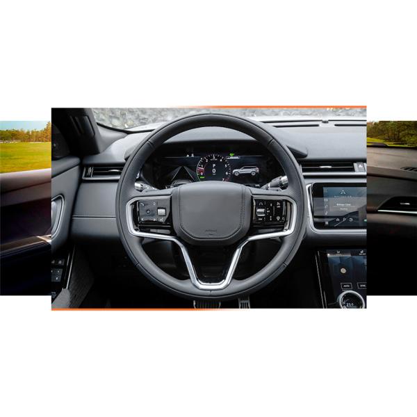 Hand Stitch Genuine Leather Steering Wheel Cover for Land Rover Range Rover Sport III(L461) Evoque II (L551)  Velar (L560)