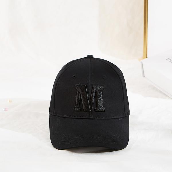 Six casquettes de baseball brodées par 60cm unisexes de tissu de coton de panneaux