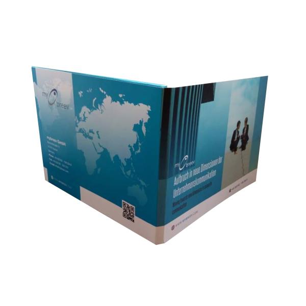 Customize Interactive Video Brochure 4.3 LCD Screen 800mAh Built In Battery