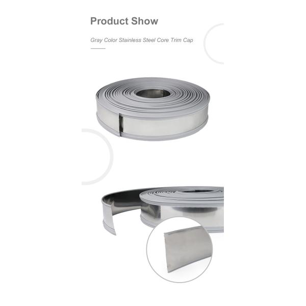 ASTM Easy Bending Stainless Steel Core 65mm Trim Cap Strip