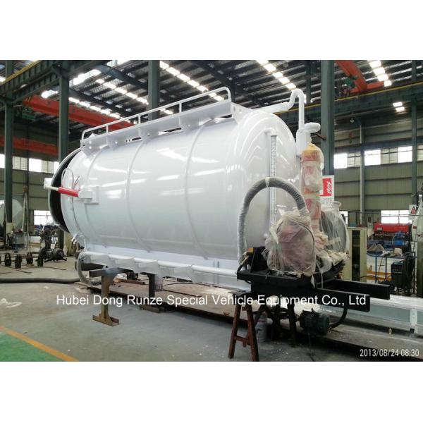 Customized Cabon Steel Vaccum Tank Body For Vaccum Sewage Truck 4 - 20 M3