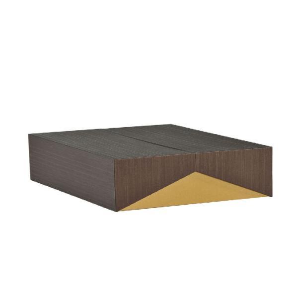 100% Handmade 2 Bottle Wooden Wine Box Gift Black Paper Cardboard Box