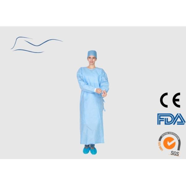 Alcohol Resistance Disposable Surgical Gown SMS Material 120 * 140CM
