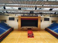 Salón de deportes 4'x8'x1' Incendio resistente madera lana cemento panel acústico de pared tablero de insonorización