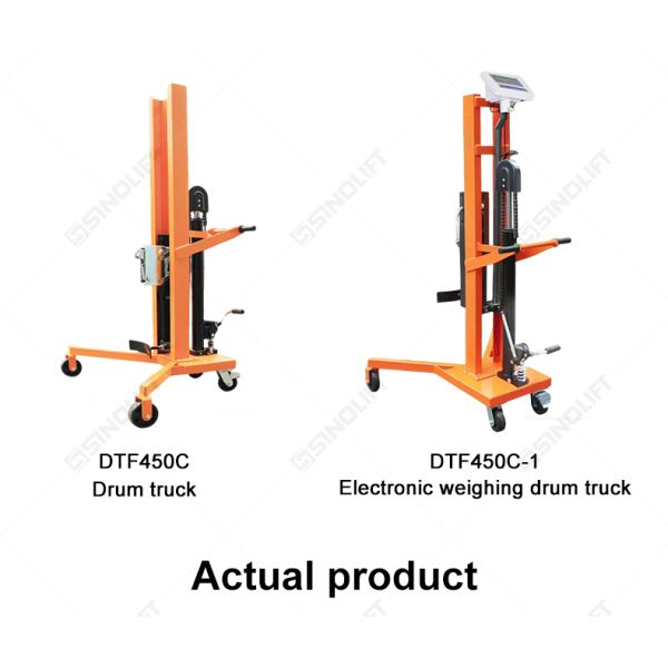DTF450C DTF450C-1 Hydraulic Drum Truck with Weighing Scale