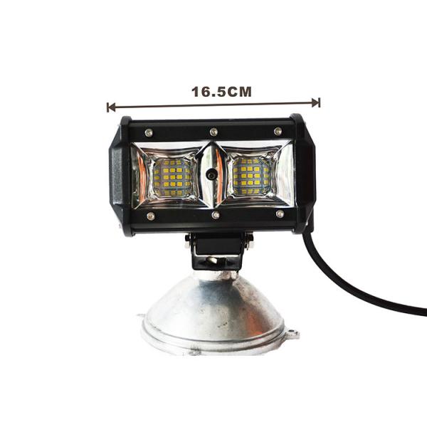 IP67 Waterproof  6000K 54W LED Vehicle Work Light Black / White Body