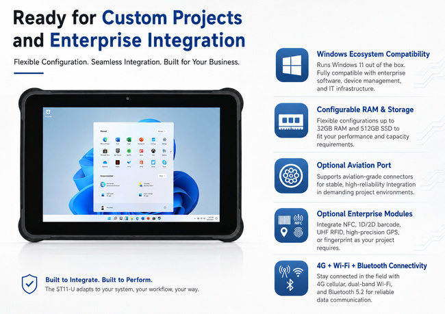 Industrial Rugged Tablet 10.1 Inch for Mobile Forms Business Updates and Workflow Tasks
