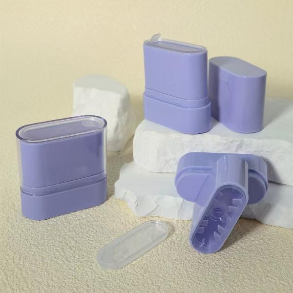 Customizable 15g Clear Round Deodorant Stick with Bottom Filling