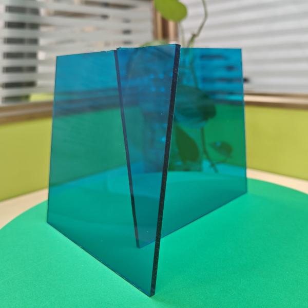 UV Protection 3mm Blue Polycarbonate Roof Panels 12 Ft
