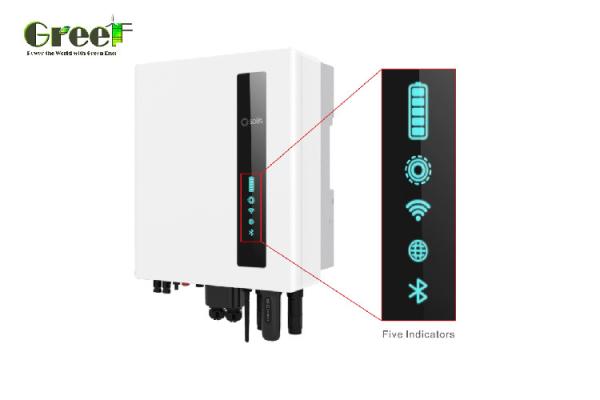 Sistema de inversor híbrido de turbina eólica em rede 1kw 2kw 3kw 5kw