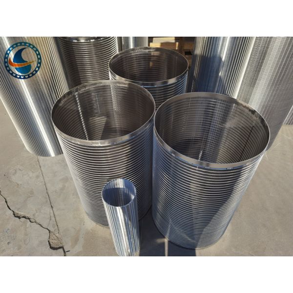 Duplex Steel 2507 Wedge Wire Screen Continuous Slot Id 300mm