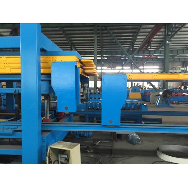 16mm Thickness PU Sandwich Panel Production Line for Exterior Wall Aluminium 2.5-10m / min