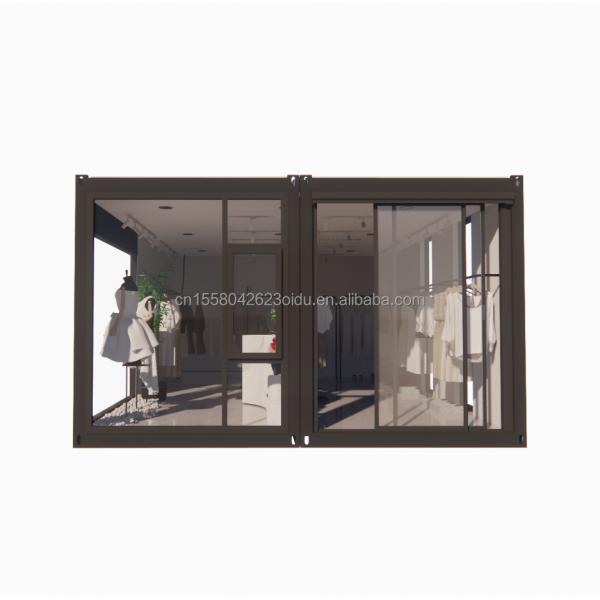 Wall 100mm Wave Sandwich Panel Hotel Container Store Customizable Flat Packaging Quick Installation Prefabricated House