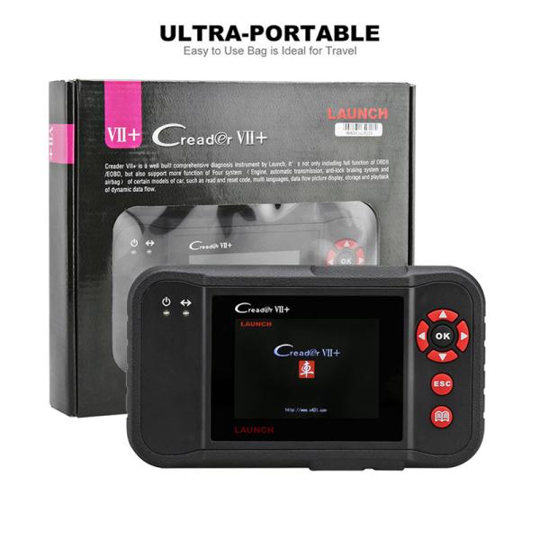 Launch X431 Creader VII+ ( CRP123) Auto Code Reader EOBD OBD2 Scanner Scan Tool Testing Engine/Transmission/ABS/ Airbag