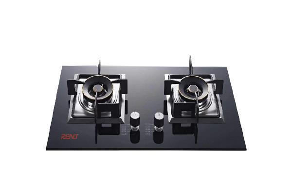 Commercial Gas Hob 2 Burner Gas Stove Stainless Steel Kitchen Household