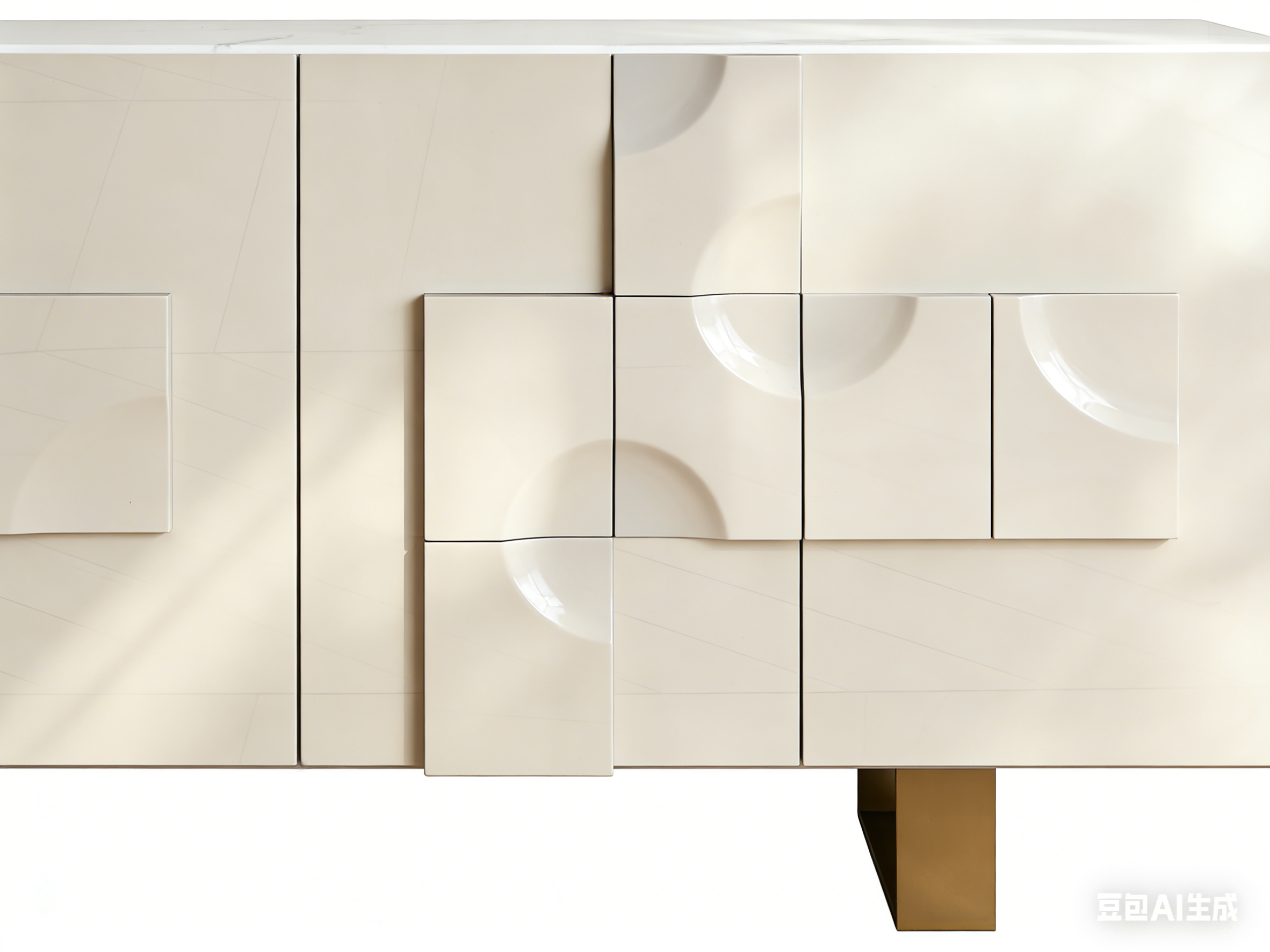 High Quality Modern and Simple Wood Sideboard Buffet Cabinet for Dining Room Storage