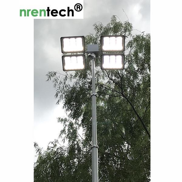 Fire Tender Mounted 7.6m Telescopic Mast Light Tower/ Pneumatic Telescopic Mast