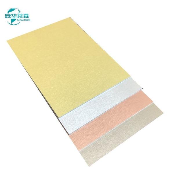 Modern 2440mm Brushed Aluminum Composite Panel Facade With 1220mm