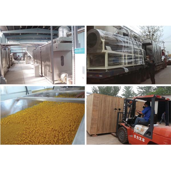 Snack Food Processing Equipment , Acicular / Granular Bread Crumbing Machine