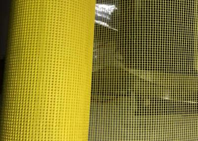 Yellow 5x5mm 110 Gram Woven Fiber Wire Mesh 0.914m Width