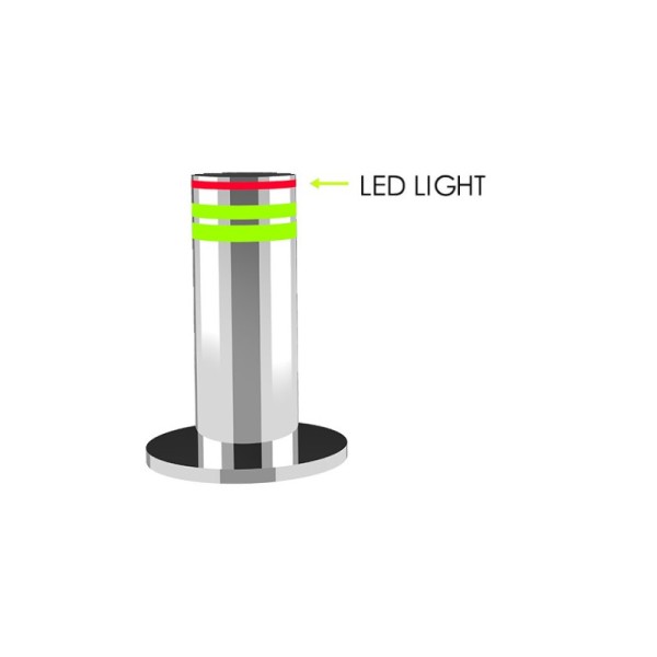 316 Stainless Steel Automatic Rising Bollards with 70T Loading and 3s Rising Time for Road Safety