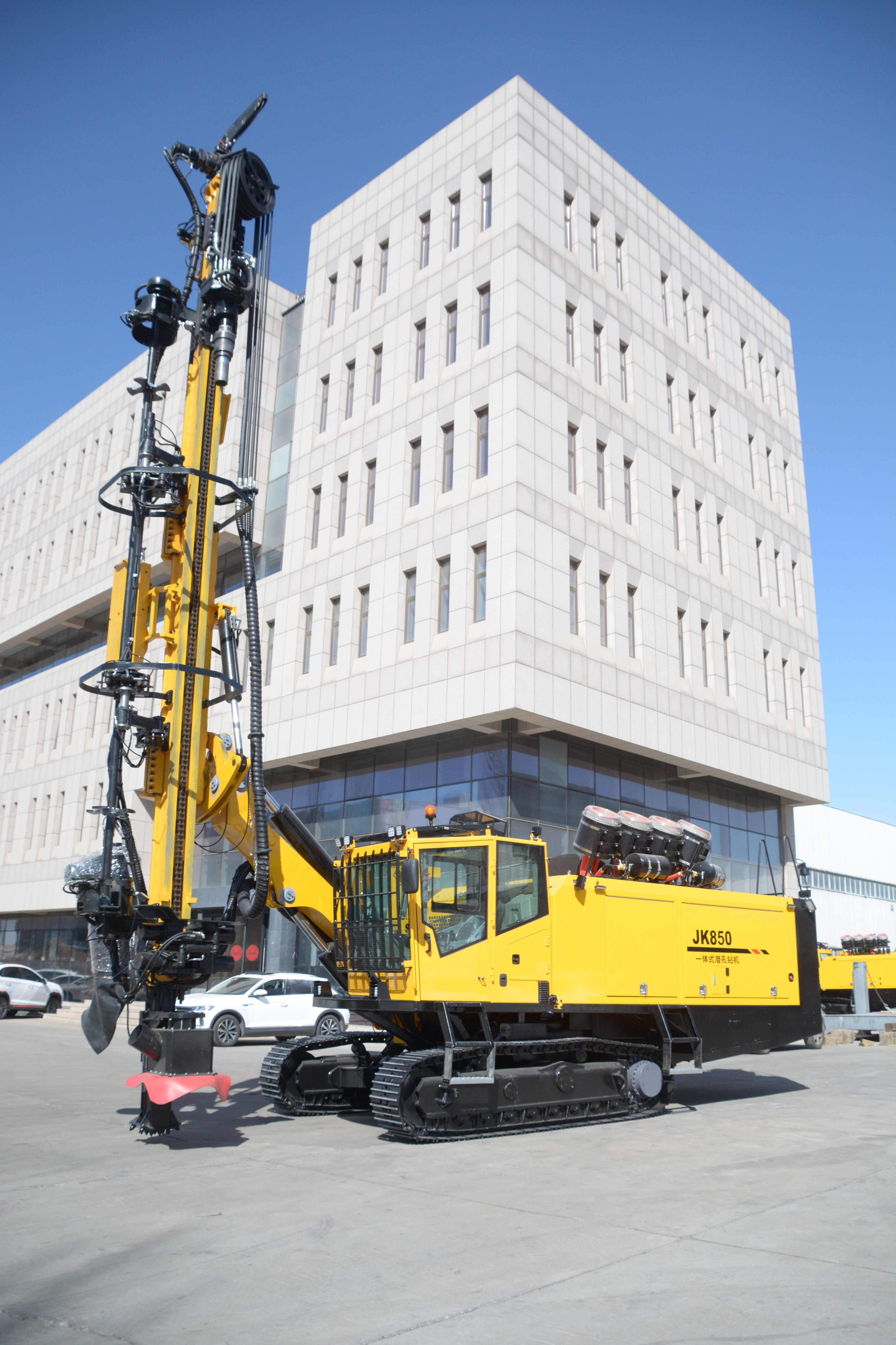Jinke JK810 Crawler DTH Drilling Rig 90-140mm Hole Diameter For Quarry Mining Blast Hole Drilling