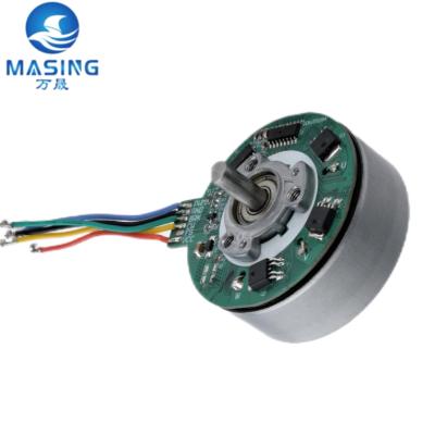 Moteur CC électrique à trois phases sans balai aimant permanent BLDC5528 20W Rotor externe