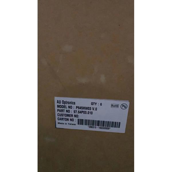 Высокий яркий большой экран дисплея AUO P645HW03 1920*1080pixels 51pin LCD для цифрового signage