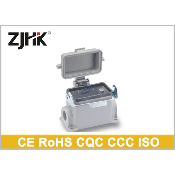 Соединитель H10B-BK-1L-CV промышленный с крышкой 09300100303 защиты