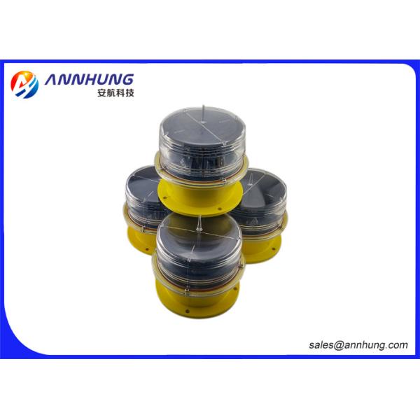 TLOF 12cd Runway Edge Lighting Portable Airfield Silicon Solar 80m/S