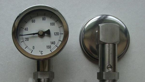 Bottom Connection Bimetal Thermometer 0 - 150 Degree Temperature Measuring Instruments
