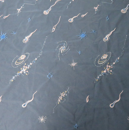 Pearl Embroidery Lace Fabric for garment