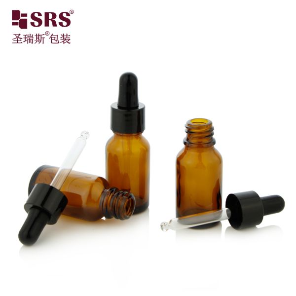 Hot Selling 5ml 10ml 15ml 20ml 30ml 50ml 100ml Glass Dropper Bottle for Skincare Essential Oil