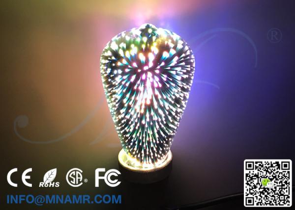 3D ST64 LED Edison Bulb 4W E26 E27 B22 110v 220v 230v 240v for Coffee Shop Night Club Pub Snack Bar