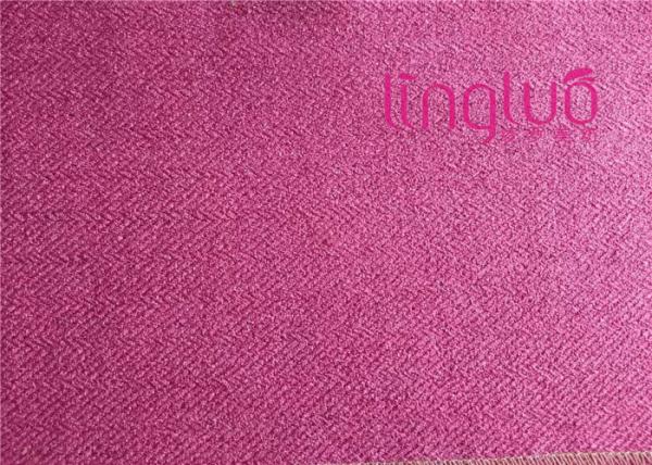 100% Polyester Linen Fabric By The Yard Colorful Plain Cushion Fabric