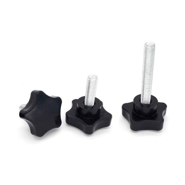 Bakelite hand-tightening screw，Plastic screw-on handel