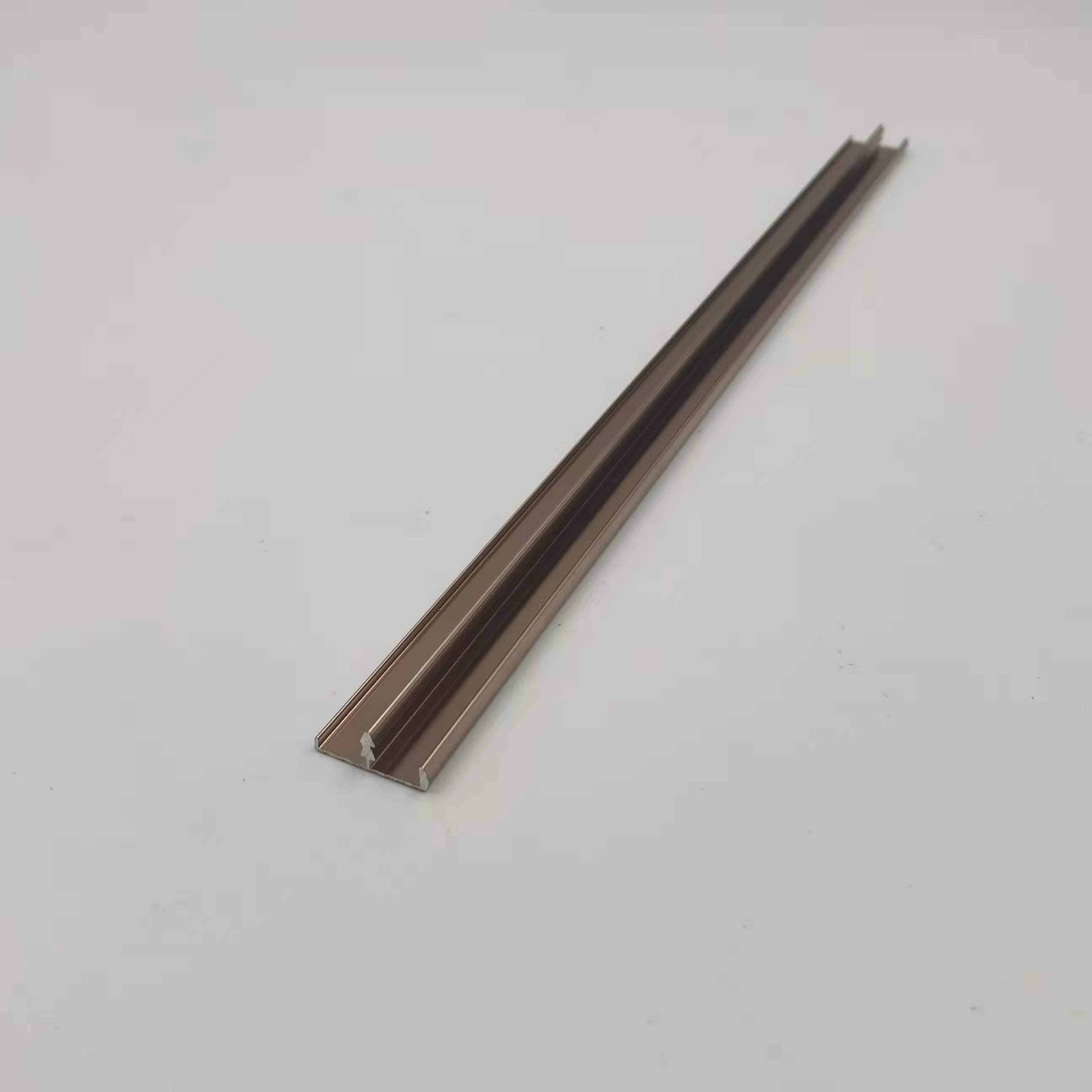 16.3mm t формируют профили алюминиевой квадратной отделки края полируя отливая в форму