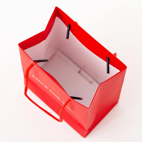 Custom Recycled Art Paper Gift Bags 12x8x4in with Logo Printing